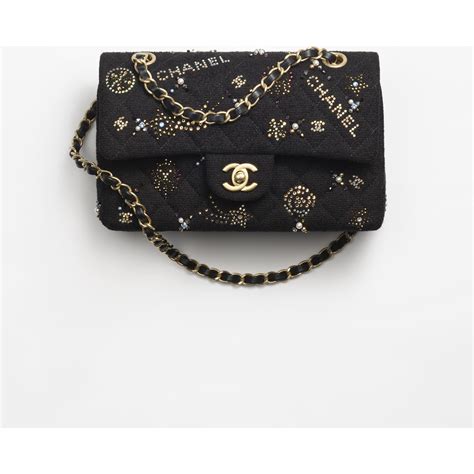 chanel veau graine|Small classic handbag, Grained calfskin & gold.